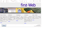 Desktop Screenshot of first-web.net